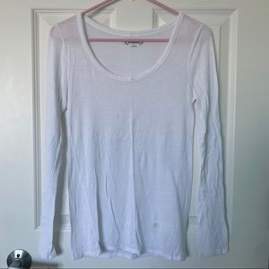 White Long Sleeve Top